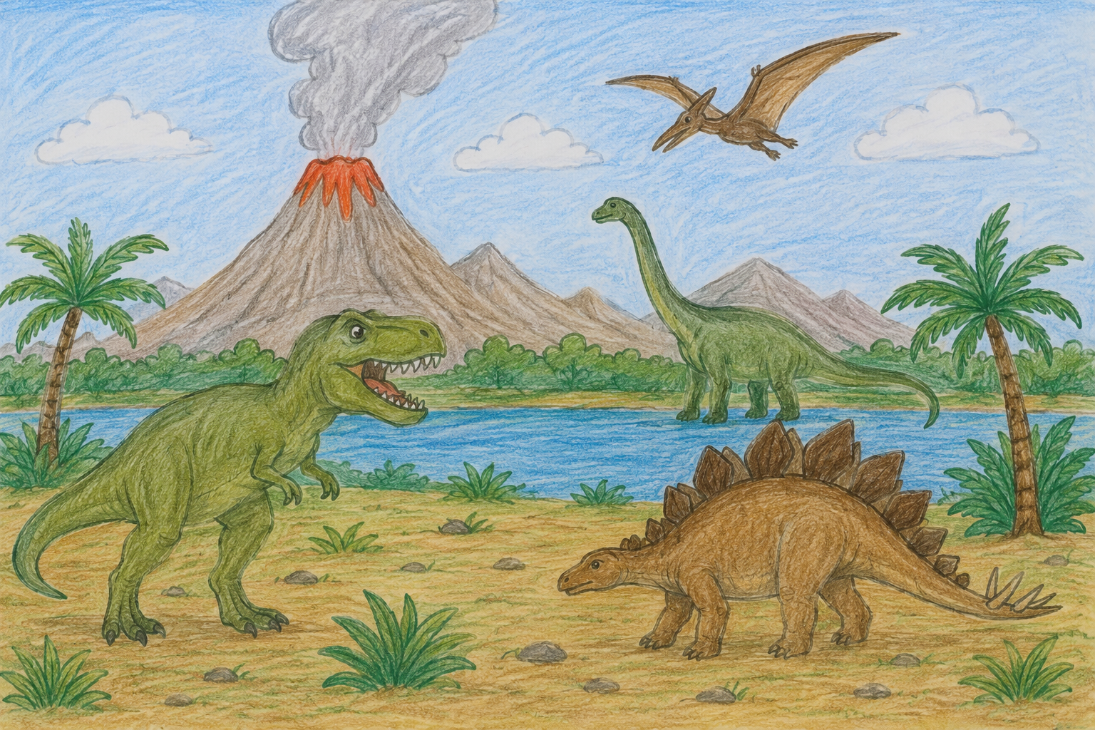 Dinosaurs and ancient eras
